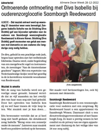 'Ze liet haar tranen de vrije loop'